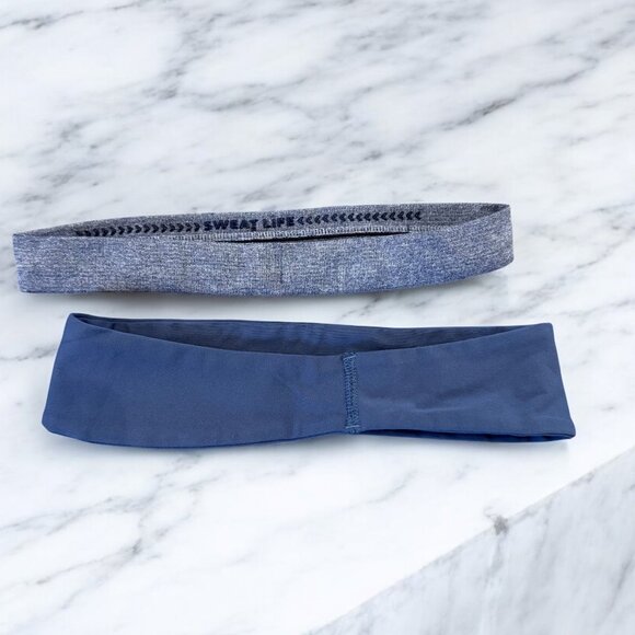 Lululemon Headband Bundle X2 Blue Heather Blue - Picture 5 of 7